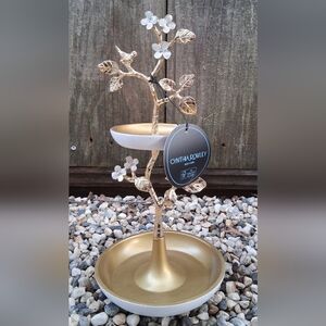 Cynthia Rowley Gold Jewelry Holder